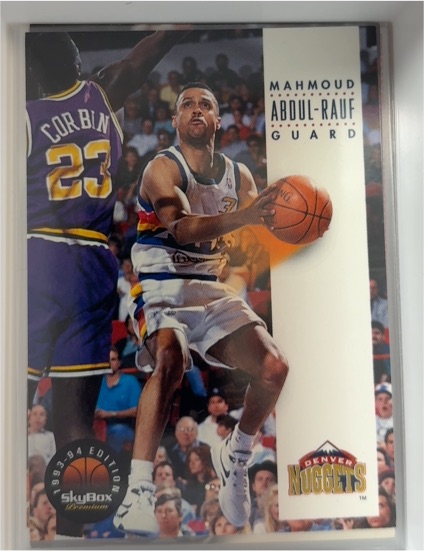 1993-94 SkyBox Premium #60 Mahmoud Abdul-Rauf Denver Nuggets — front