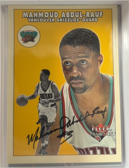 2000-01 Fleer Tradition #65 Mahmoud Abdul-Rauf — front
