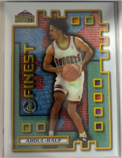1995-96 Topps Finest #M33 Mahmoud Abdul-Rauf — front
