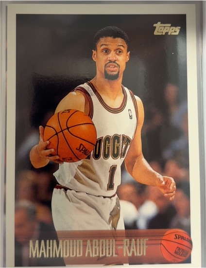 1996-97 Topps #3 Mahmoud Abdul-Rauf — front