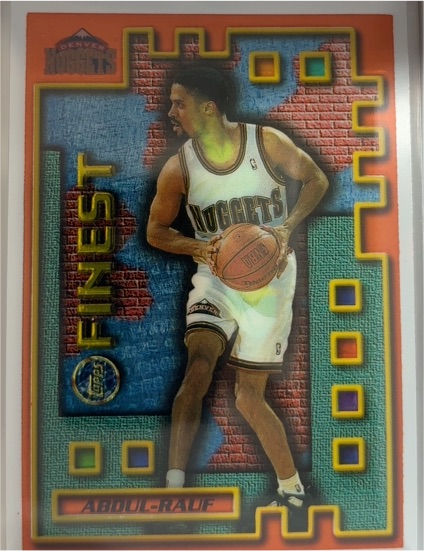 1995-96 Topps Finest #M33 Mahmoud Abdul-Rauf Mystery — front