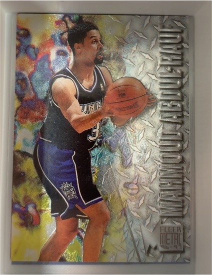1996-97 Fleer Metal #209 Mahmoud Abdul-Rauf Sacramento Kings — front