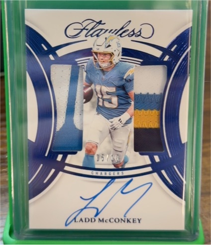 2024 Panini Flawless #05/10 Ladd McConkey — front
