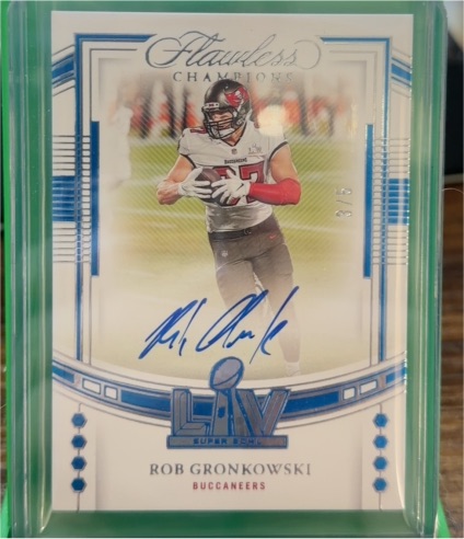 2021 Panini Flawless Champions #75 Rob Gronkowski — front