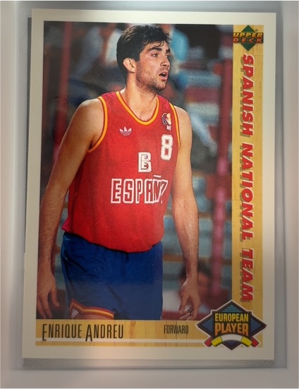 1991-92 Upper Deck #124 Enrique Andreu — front