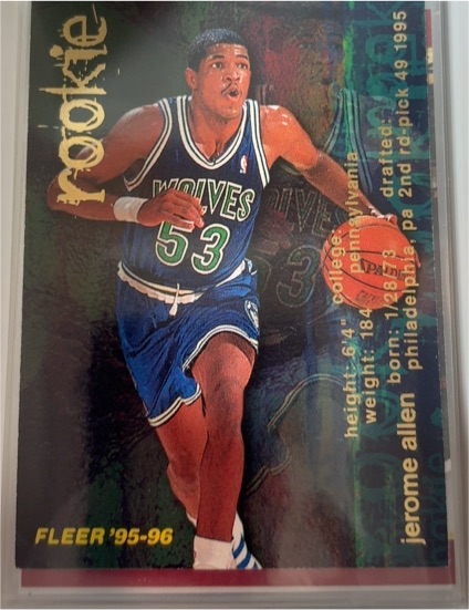 1995-96 Fleer #281 Jerome Allen — front