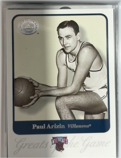 2001 Fleer Greats of the Game #61 Paul Arizin — front