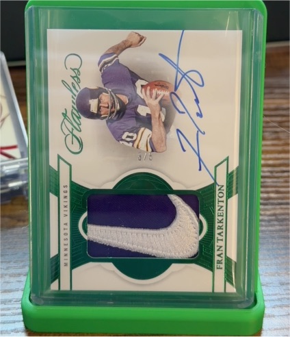 2014 Panini Flawless #3 Fran Tarkenton — front