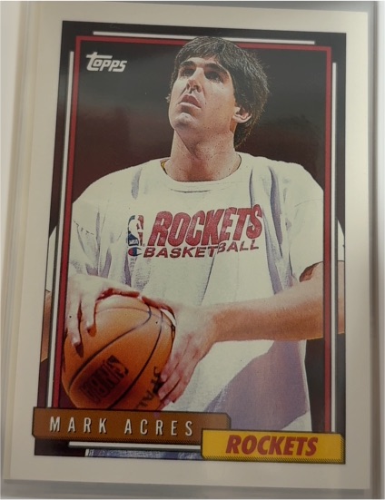 1992-93 Topps #380 Mark Acres — front