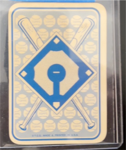 1968 Topps Baseball Game Card Back — front