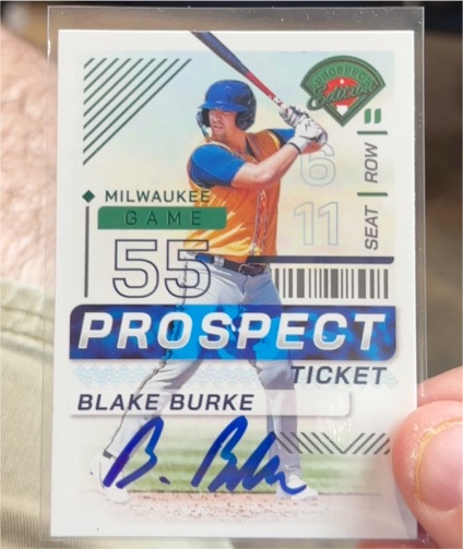 2024 Panini Prospect Edition #18 Blake Burke — front