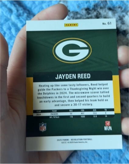 2025 Panini Revolution #61 Jayden Reed — front