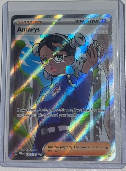 2025 Pokémon Prismatic Evolutions #132 Amarys — front