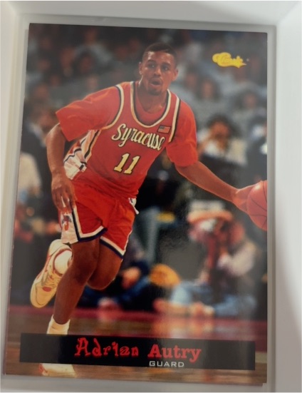1994 Classic Draft #25 Adrian Autry Syracuse Orangemen — front