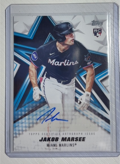 2026 Topps Series 1 Baseball Stars #BSA-JMA Jakob Marsee — front