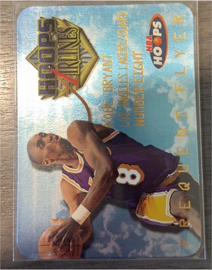 1997-98 Skybox NBA Hoops Airlines Frequent Flyer #9 Kobe Bryant — front