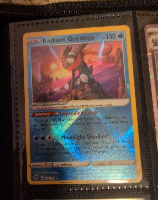 2022 Pokémon TCG Astral Radiance #046 Radiant Greninja — front