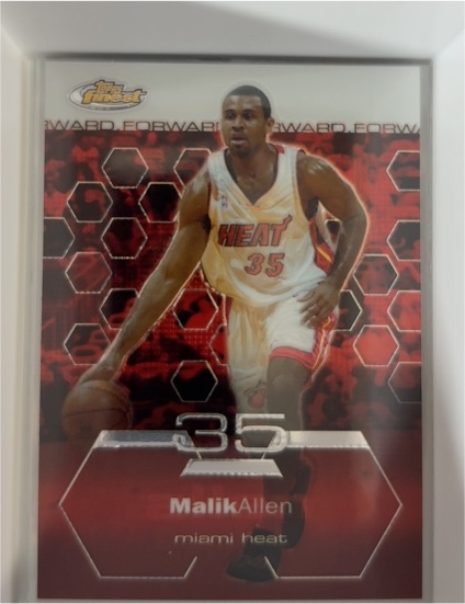 2002-03 Topps Finest #80 Malik Allen — front