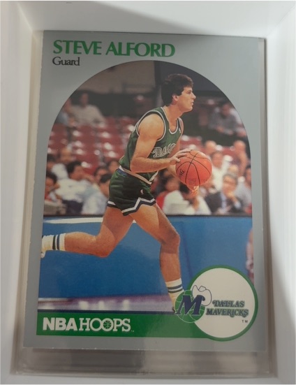 1990-91 NBA Hoops #81 Steve Alford — front