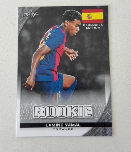 2024 Leaf Exclusive Edition #FL-06 Lamine Yamal Rookie — front