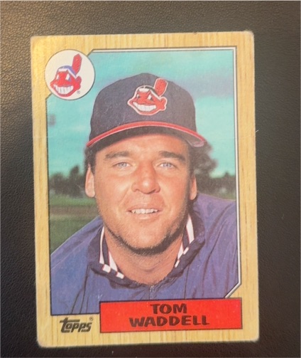 1987 Topps #657 Tom Waddell — front
