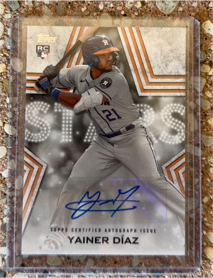 2023 Topps Series 2 Baseball Stars Autographs #BSA-YD Yainer Díaz — front
