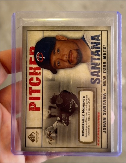 2008 SP Legendary Cuts #12 Johan Santana — front