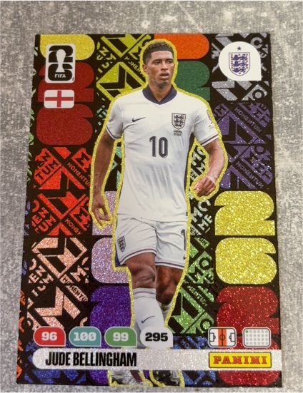 2026 Panini Adrenalyn FIFA #295 Jude Bellingham Momentum — front