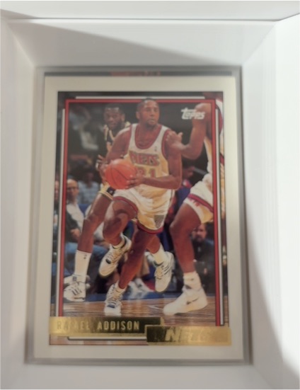 1992-93 Topps #345 Rafael Addison — front