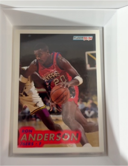 1993-94 Fleer #155 Ron Anderson — front