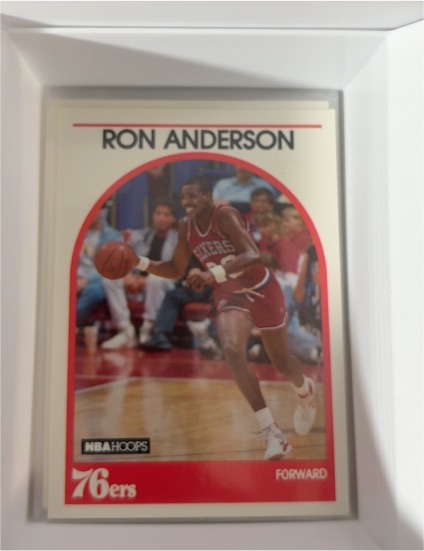 1989-90 NBA Hoops #32 Ron Anderson — front