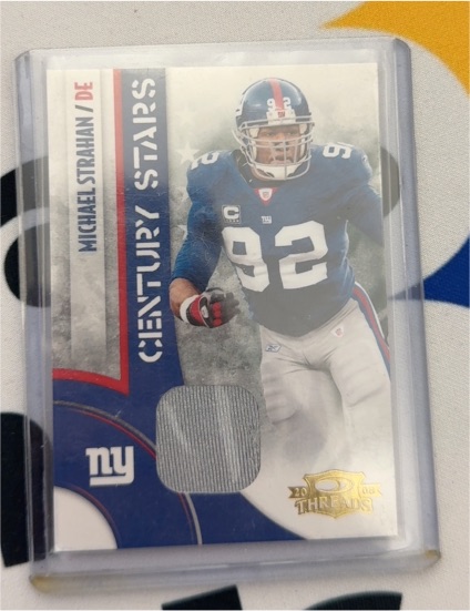 2008 Donruss Threads Century Stars #CS-18 Michael Strahan — front