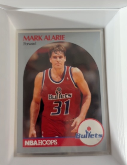 1990-91 NBA Hoops #295 Mark Alarie — front