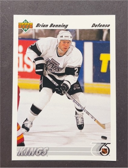 1991-92 Upper Deck #415 Brian Benning — front