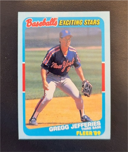 1989 Fleer Baseball's Exciting Stars #26 Gregg Jefferies — front