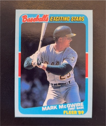 1989 Fleer Baseball's Exciting Stars #32 Mark McGwire — front