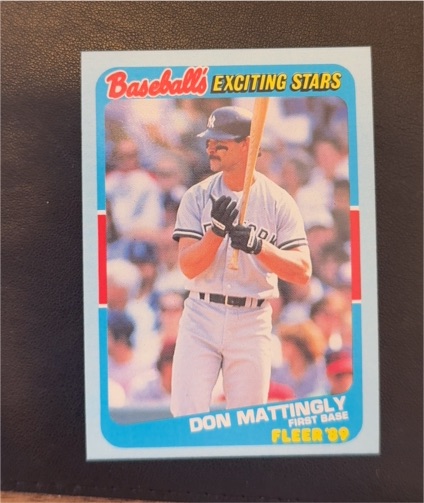 1989 Fleer Baseball's Exciting Stars #31 Don Mattingly — front