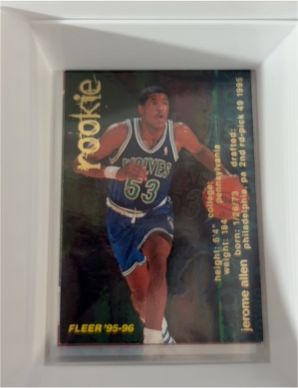 1995-96 Fleer #281 Jerome Allen — front