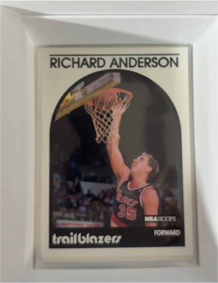 1989-90 Hoops #182 Richard Anderson — front