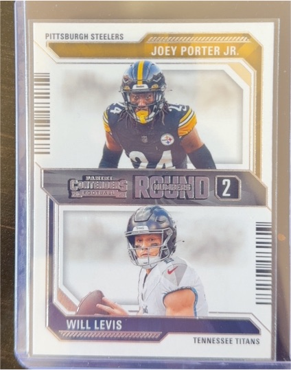 2023 Panini Contenders Round Numbers #10 Joey Porter Jr. — front
