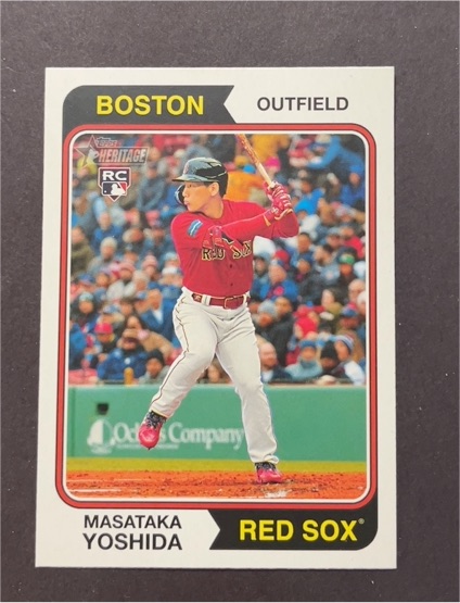 2023 Topps Heritage High Number #542 Masataka Yoshida — front