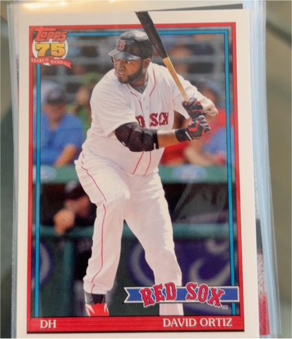2026 Topps Series 1 #T91-15 David Ortiz — front
