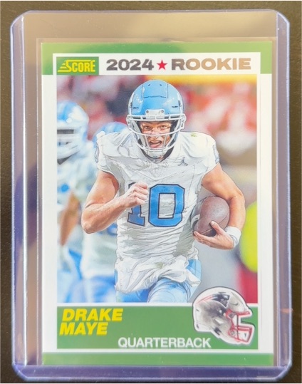 2024 Panini Score #3 Drake Maye — front