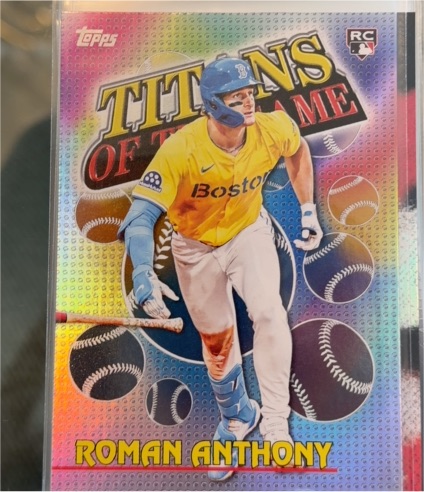 2026 Topps Titans of the Game #TOG-9 Roman Anthony — front