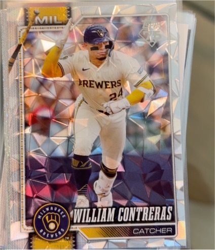 2026 Topps Series 1 #192 William Contreras Diamante Brewers — front