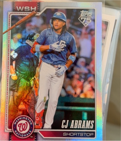 2026 Topps Series 1 #152 CJ Abrams — front
