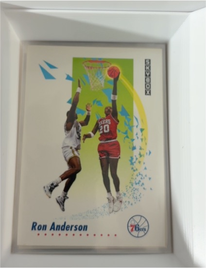 1991-92 Skybox #210 Ron Anderson Philadelphia 76ers — front