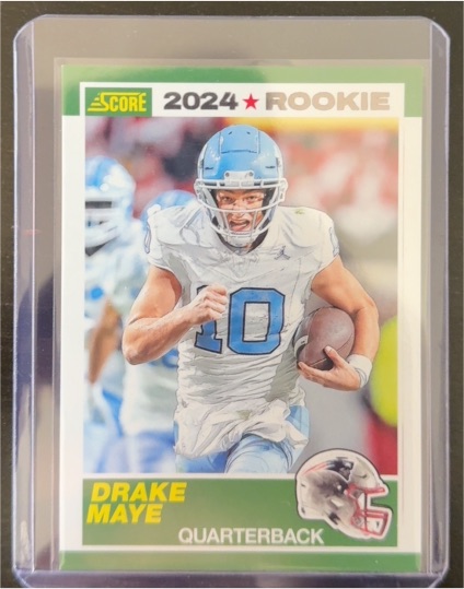 2024 Panini Score #3 Drake Maye — front