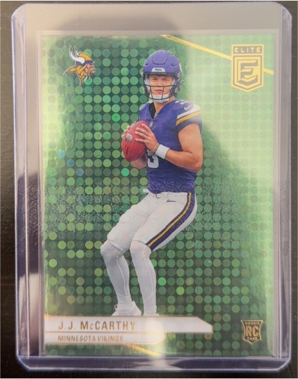 2024 Donruss Elite #105 J.J. McCarthy — front