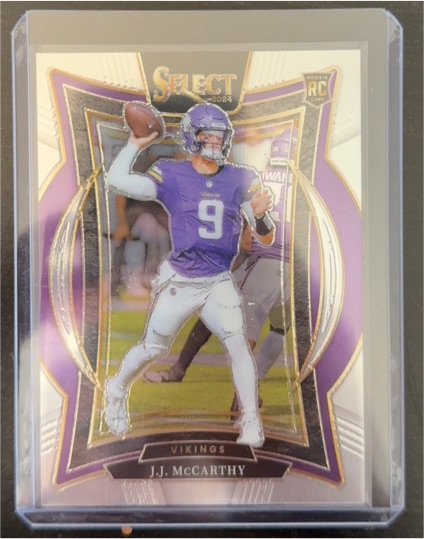 2024 Panini Select #24 J.J. McCarthy — front